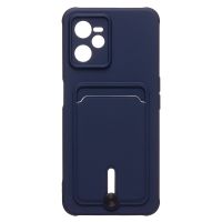 Чехол для Realme RMX3511 силиконовый с картхолдером №4 <синий> ― OnlineBazar.su