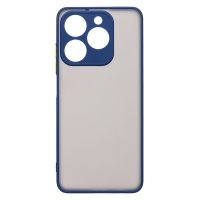 Чехол для Realme C61 пластиковый с окантовкой <темно-синий> ― OnlineBazar.su