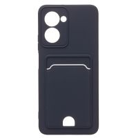 Чехол для Realme C33 силиконовый с картхолдером №6 <синий> ― OnlineBazar.su