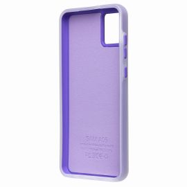 Чехол для Samsung SM-A055F (Galaxy A05) силиконовый матовый №10 <фиолетовый>