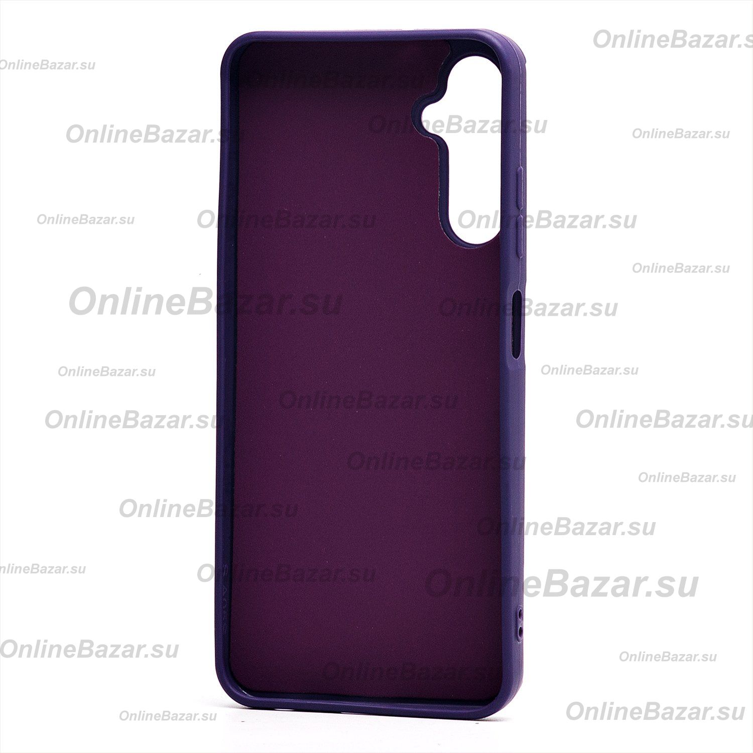 Чехол для Samsung SM-A057F (Galaxy A05s) силиконовый (рис. 335/кот) <фиолетовый> ― OnlineBazar.su