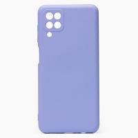 Чехол для Samsung SM-A125F (Galaxy A12) силиконовый Soft Touch 2 <светло-фиолетовый> ― OnlineBazar.su