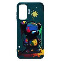 Чехол для Samsung SM-A156B (Galaxy A15 5G) силиконовый (рис. 335/медведь) <темно-зеленый> ― OnlineBazar.su