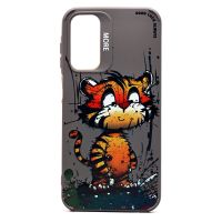 Чехол для Samsung SM-A156B (Galaxy A15 5G) силиконовый (рис. 335/тигр) <серый> ― OnlineBazar.su