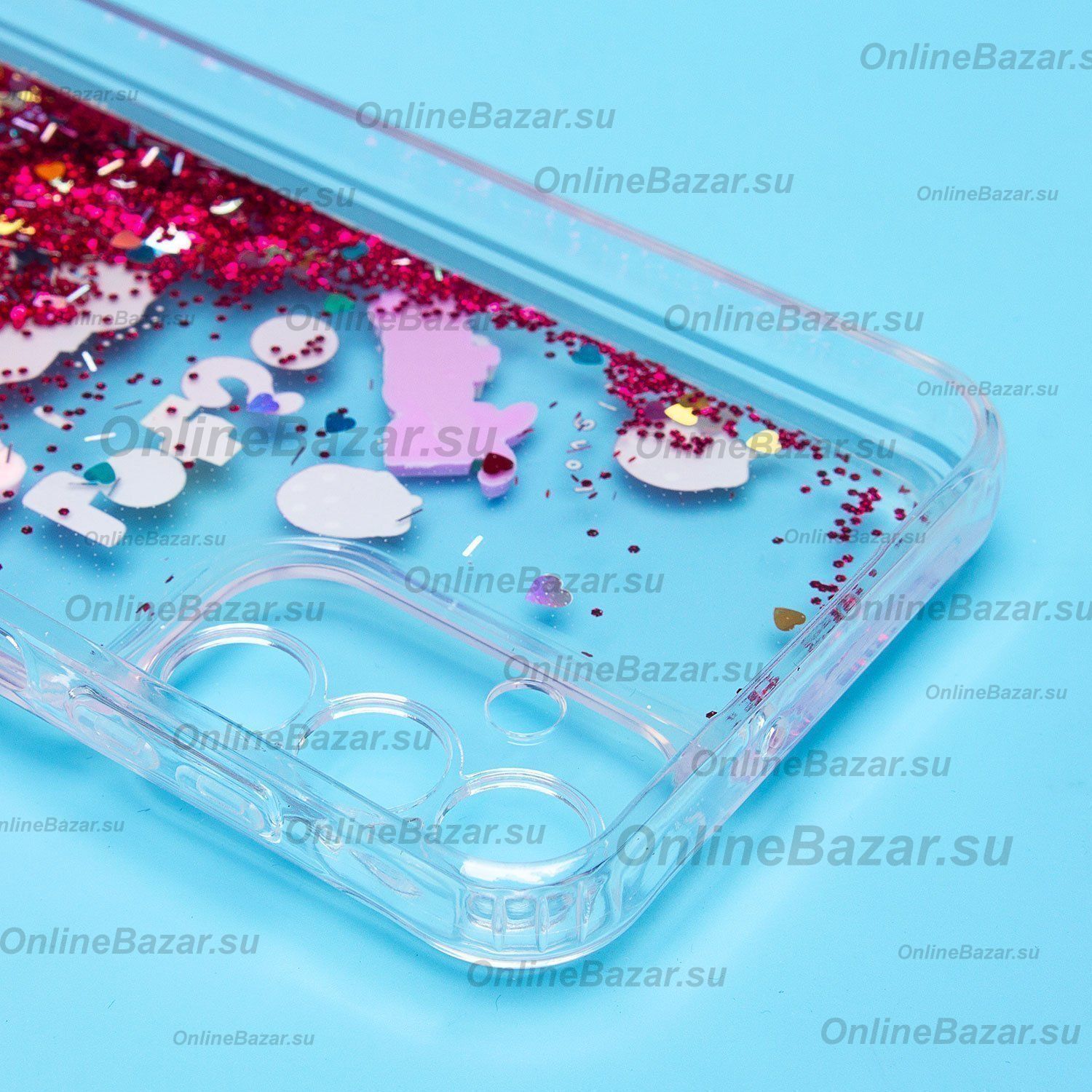 Чехол для Samsung SM-A156B (Galaxy A15 5G) силиконовый 3D игрушки <бордовый> ― OnlineBazar.su