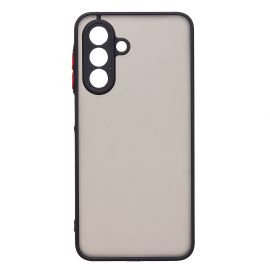 Чехол для Samsung SM-A175F (Galaxy A17) пластиковый с окантовкой <черный>