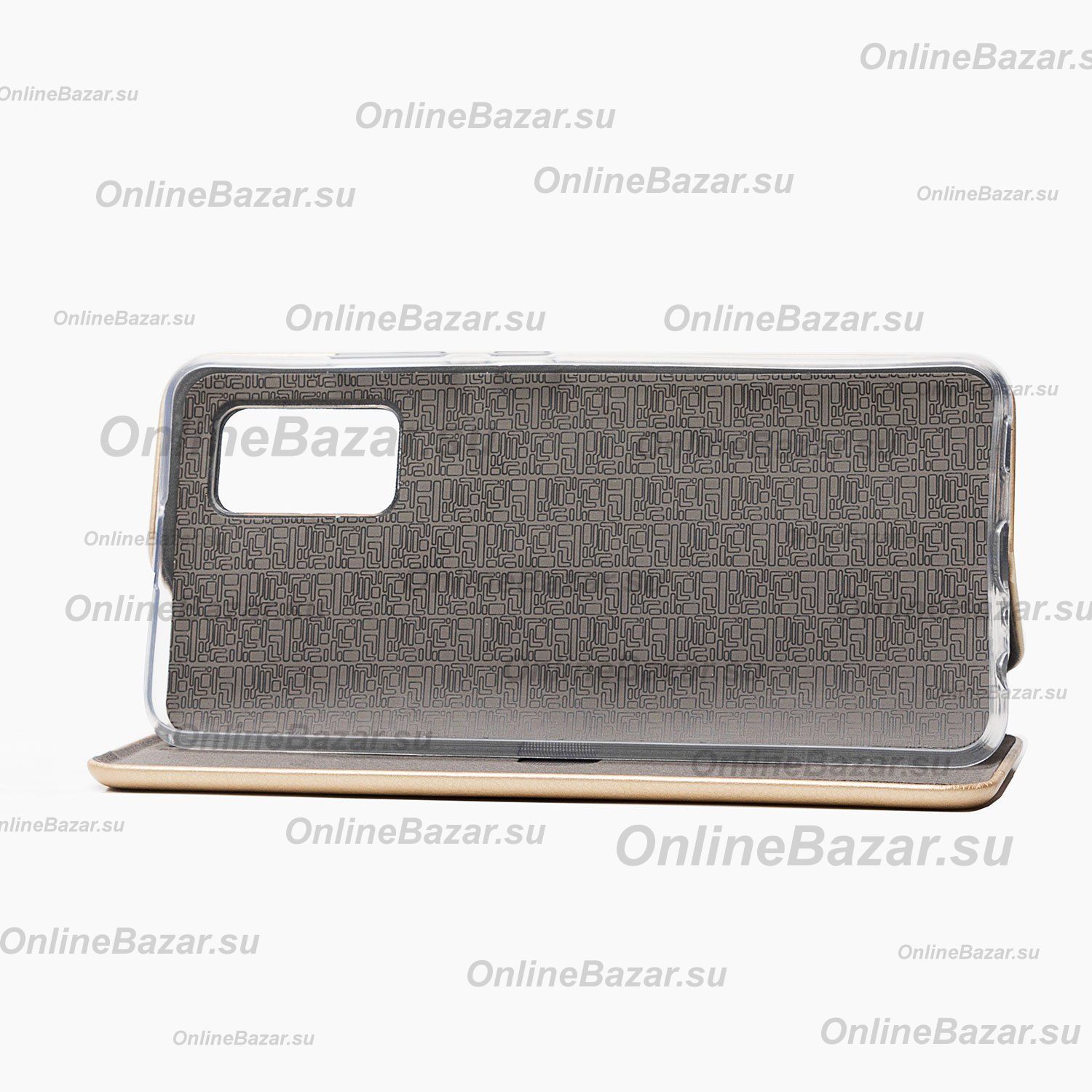 Чехол для Samsung SM-A325F (Galaxy A32) флип боковой кожзам №3 <золотой> ― OnlineBazar.su