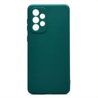 Чехол для Samsung SM-A336B (Galaxy A33 5G) силиконовый Soft Touch 4 <темно-зеленый> ― OnlineBazar.su