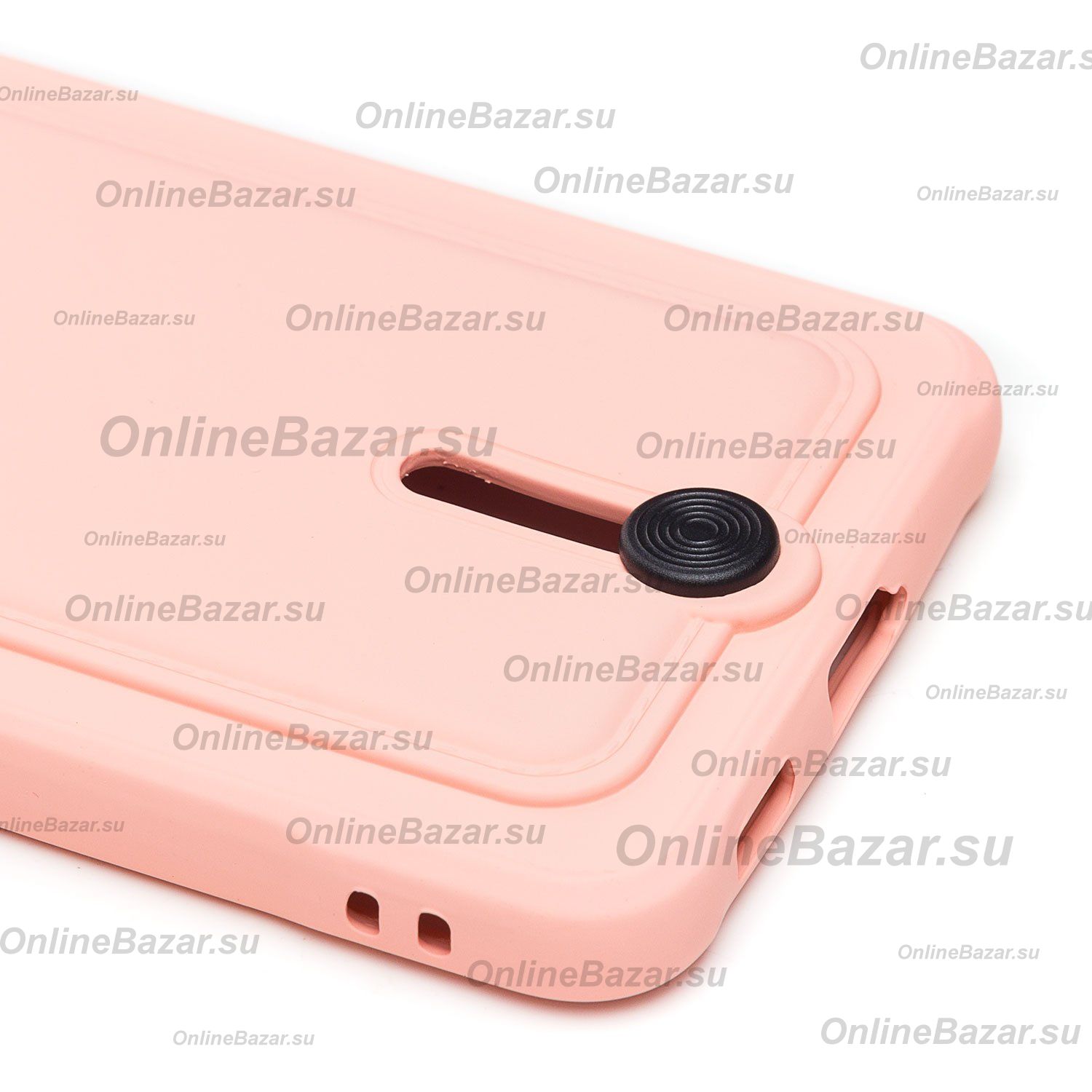 Чехол для Samsung SM-G990B (Galaxy S21 FE) силиконовый с картхолдером №4 <светло-розовый> ― OnlineBazar.su