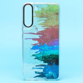 Чехол для Samsung SM-S906B (Galaxy S22 Plus) пластиковый с силиконовым бортиком (рис. 065/009)