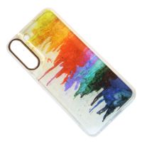 Чехол для Samsung SM-S906B (Galaxy S22 Plus) пластиковый с силиконовым бортиком (рис. 065/009) ― OnlineBazar.su