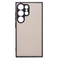 Чехол для Samsung SM-S928B (Galaxy S24 Ultra) пластиковый с окантовкой <черный> ― OnlineBazar.su