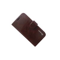 Чехол для Samsung i9260 (Galaxy Premier) флип боковой натуральная кожа Xuenair Wax Oil Series <темно-коричневый> ― OnlineBazar.su