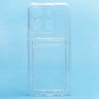 Чехол для Tecno Spark Go 2023 (BF7) силиконовый с картхолдером №2 <прозрачный> ― OnlineBazar.su