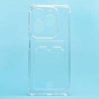 Чехол для Tecno Spark 20 Pro 5G силиконовый с картхолдером №2 <прозрачный> ― OnlineBazar.su
