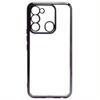 Чехол для Tecno Spark 8C (KG5n) силиконовый ультратонкий Pilot <черный> ― OnlineBazar.su