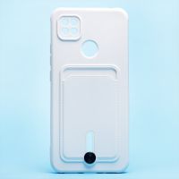 Чехол для Xiaomi Redmi 10A силиконовый с картхолдером №4 <белый> ― OnlineBazar.su