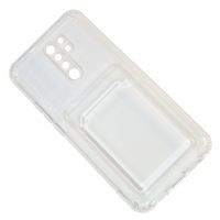 Чехол для Xiaomi Redmi 9 силиконовый с картхолдером №2 <прозрачный> ― OnlineBazar.su