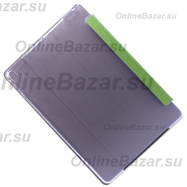 Чехол для Apple iPad Pro 12.9 (2018) пластик прозрачный + смарт панель <зеленый> ― OnlineBazar.su