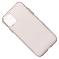 Чехол для Apple iPhone 11 силиконовый ультратонкий <прозрачно-черный> ― OnlineBazar.su