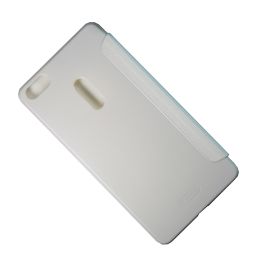 Чехол для Asus ZenFone 3 Ultra (ZU680KL) флип боковой пластик-кожзам Nillkin Sparkle <белый>