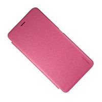 Чехол для Asus ZenFone 3 Ultra (ZU680KL) флип боковой пластик-кожзам Nillkin Sparkle <розовый> ― OnlineBazar.su