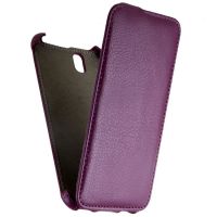Чехол для Fly IQ4512 (Quad EVO Chic 4) флип кожзам №1 <фиолетовый> ― OnlineBazar.su