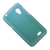 Чехол для HTC Desire VT (T328t) силиконовый матовый <голубой> ― OnlineBazar.su