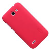 Чехол для Huawei Ascend G730 задняя крышка пластик ребристый Nillkin <красный> ― OnlineBazar.su