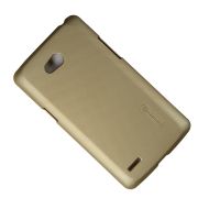 Чехол для LG D380 (L80) задняя крышка пластик ребристый Nillkin <золото> ― OnlineBazar.su