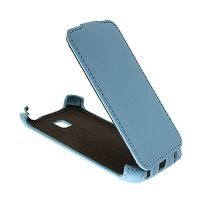 Чехол для LG E435 (Optimus L3 II Dual) флип кожзам №1 <голубой> ― OnlineBazar.su