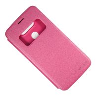 Чехол для LG H845 (G5 SE) флип боковой пластик-кожзам с окошком Nillkin Sparkle <розовый> ― OnlineBazar.su