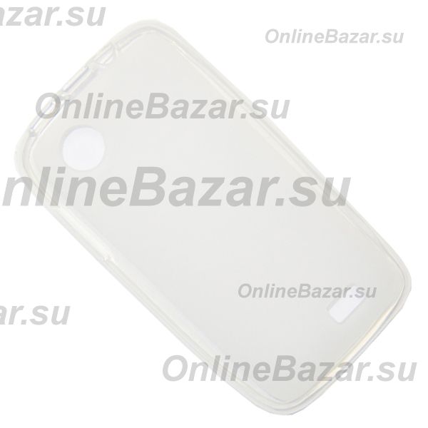 Чехол для Lenovo A369i силиконовый матовый <белый> ― OnlineBazar.su