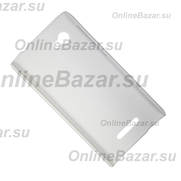 Чехол для Lenovo A880 задняя крышка пластик ребристый Nillkin <белый> ― OnlineBazar.su