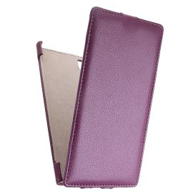 Чехол для Lenovo Vibe Z2 флип кожзам №1 <фиолетовый>