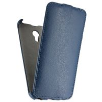 Чехол для Meizu M1 Metal (M57A) флип кожзам №1 <синий> ― OnlineBazar.su