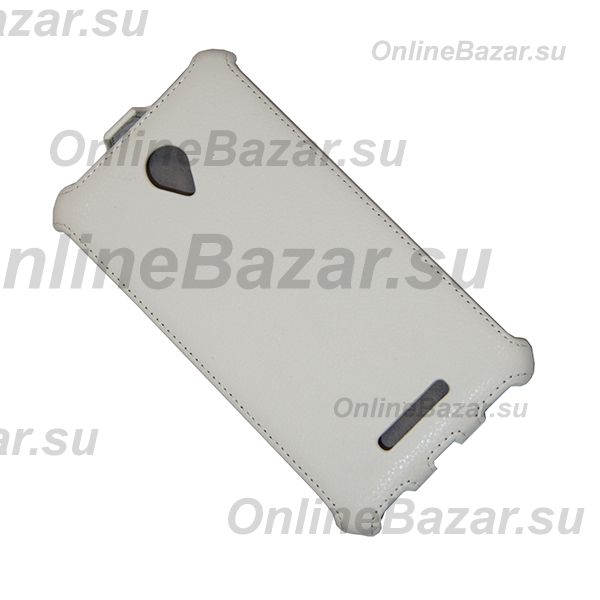 Чехол для Micromax Q391 (Canvas Doodle 4) флип кожзам №1 <белый> ― OnlineBazar.su