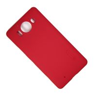 Чехол для Microsoft 950 Dual Sim задняя крышка пластик ребристый Nillkin <красный> ― OnlineBazar.su