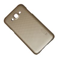 Чехол для Samsung SM-J700F (Galaxy J7) задняя крышка пластик ребристый Nillkin <золотой> ― OnlineBazar.su