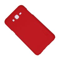 Чехол для Samsung SM-J700F (Galaxy J7) задняя крышка пластик ребристый Nillkin <красный> ― OnlineBazar.su