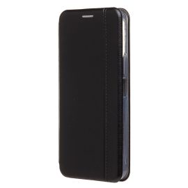 Чехол для Huawei Honor X6c флип боковой кожзам №3 <черный>