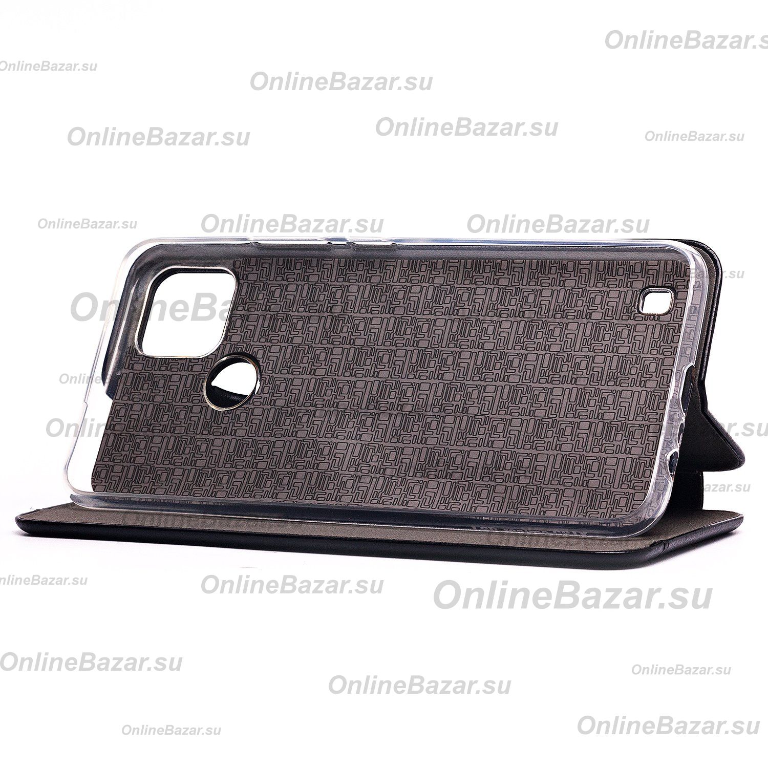 Чехол для Realme RMX3269 флип боковой кожзам №3 <черный> ― OnlineBazar.su