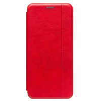 Чехол для Realme RMX3511 флип боковой кожзам №3 <красный> ― OnlineBazar.su