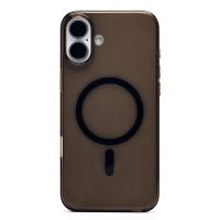Чехол для Apple iPhone 16 Plus пластиковый MagSafe №4 <черный> (премиум) ― OnlineBazar.su