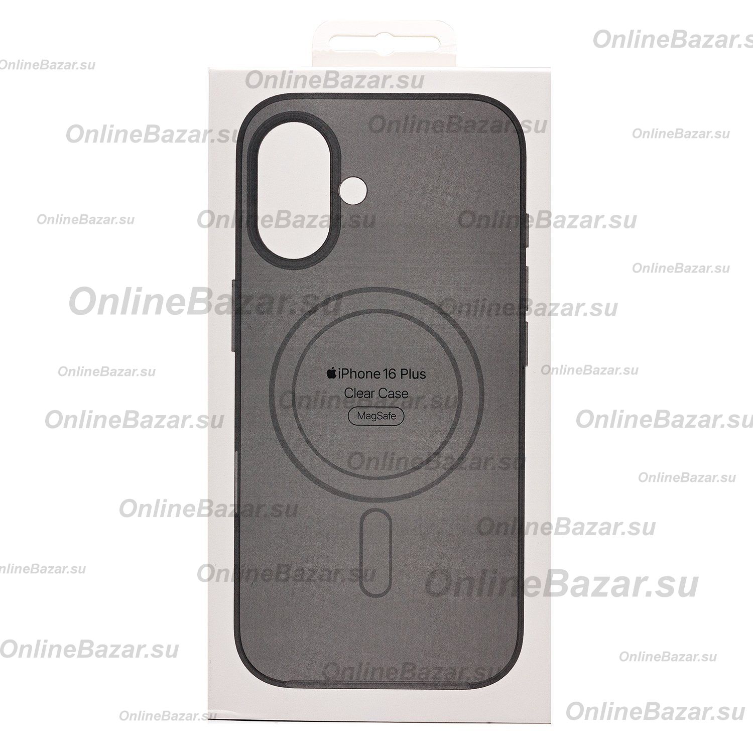Чехол для Apple iPhone 16 Plus пластиковый MagSafe №4 <черный> (премиум) ― OnlineBazar.su