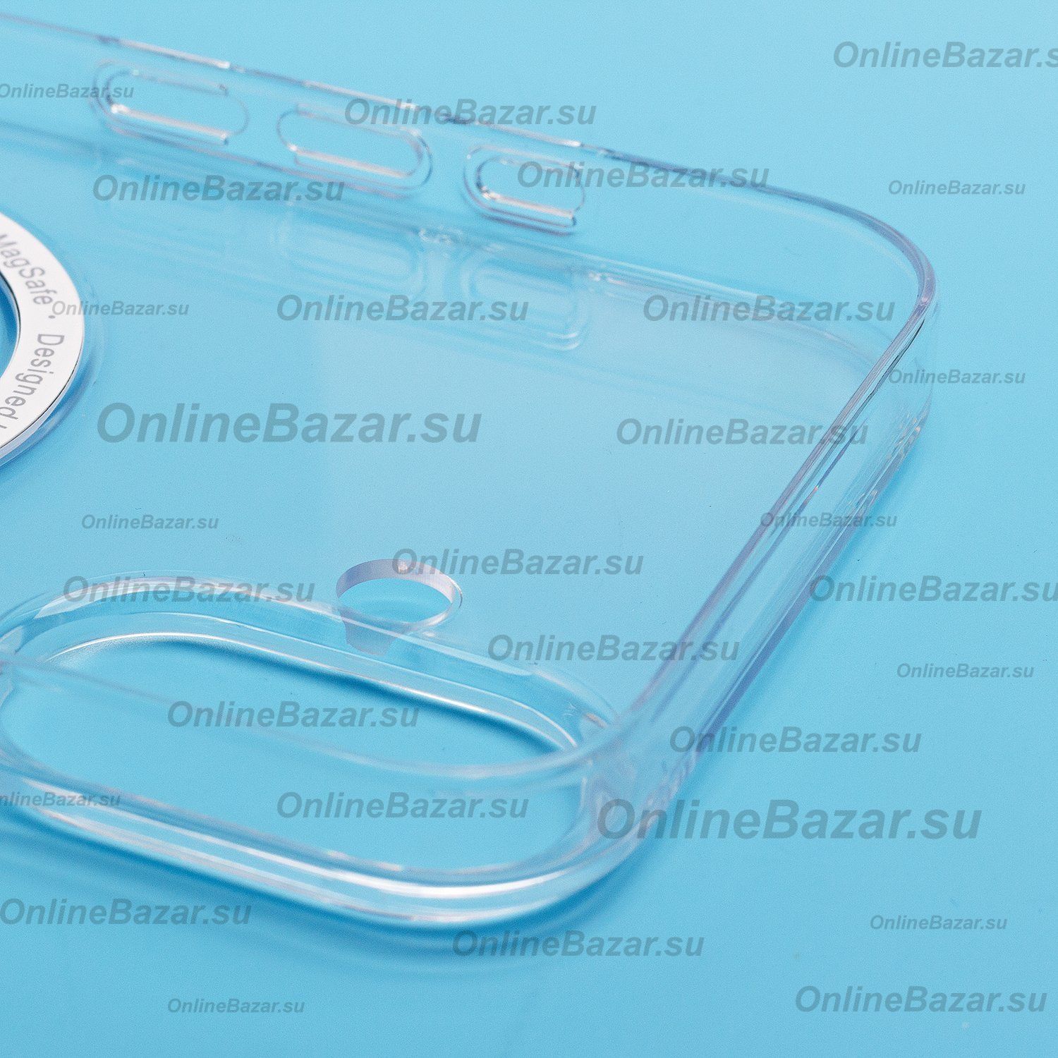 Чехол для Apple iPhone 16 Plus пластиковый MagSafe Сlear Сase <прозрачный> (премиум) ― OnlineBazar.su
