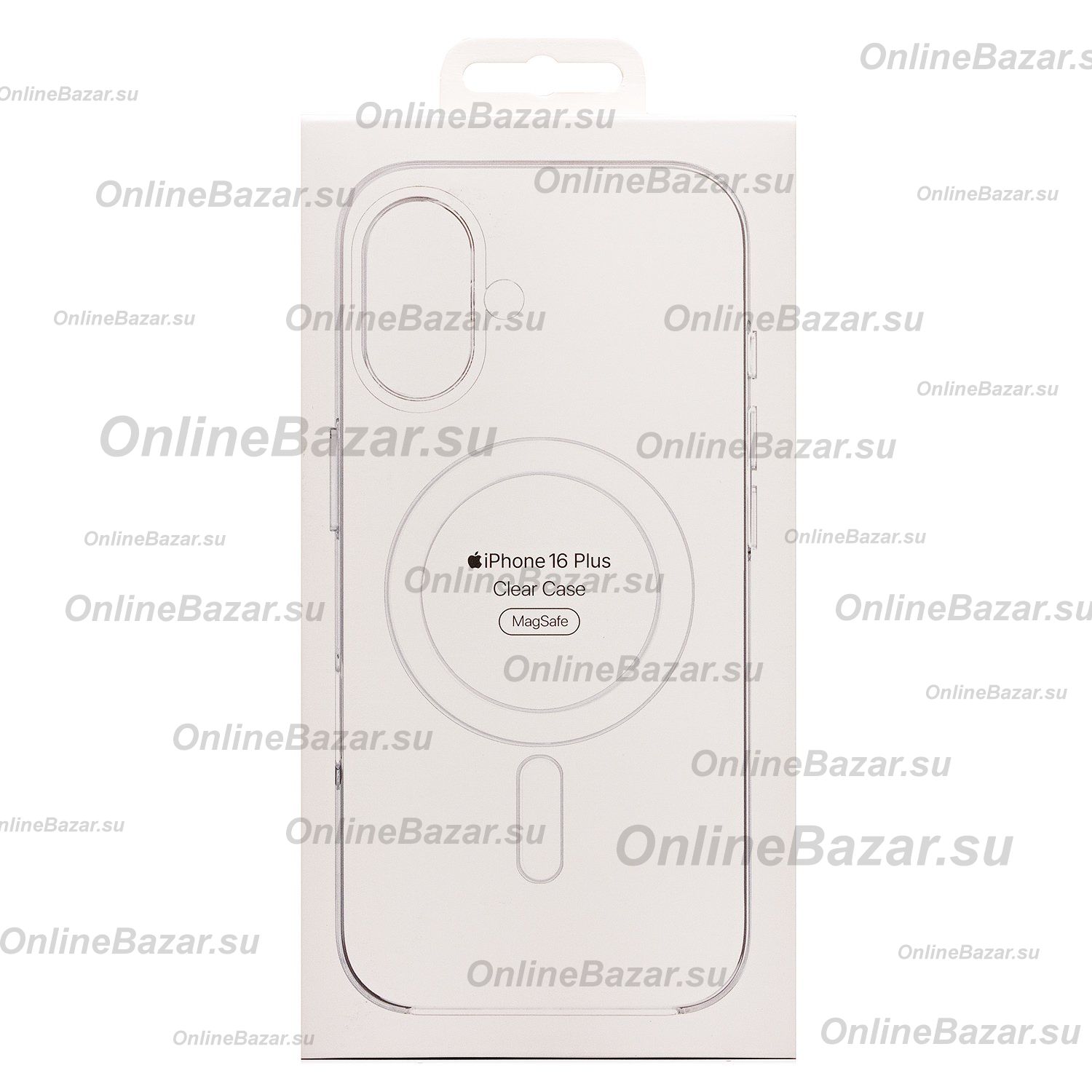 Чехол для Apple iPhone 16 Plus пластиковый MagSafe Сlear Сase <прозрачный> (премиум) ― OnlineBazar.su