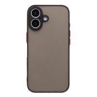 Чехол для Apple iPhone 17 пластиковый с окантовкой <черный> ― OnlineBazar.su