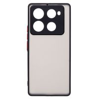 Чехол для Infinix Note 40 Pro (X6850) пластиковый с окантовкой <черный> ― OnlineBazar.su