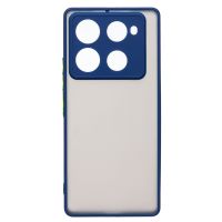 Чехол для Infinix Note 40 Pro (X6850) пластиковый с окантовкой <синий> ― OnlineBazar.su